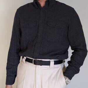 BR - Grey Flannel Check Shirt